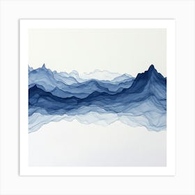 Blue Mountains Art Print