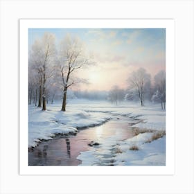 Winter Landscape 4 Art Print