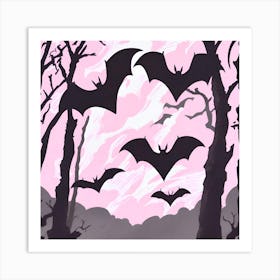 Bats In The Sky Art Print