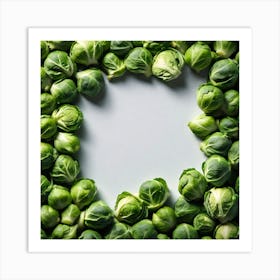 Brussels Sprouts Frame 3 Art Print