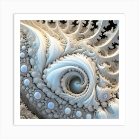 fractal spiral 4 Art Print