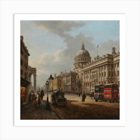 St Paul'S Square Art Print