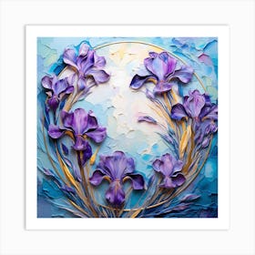 Irises 9 Art Print