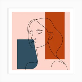 Portrait Of A Woman 18 Art Print