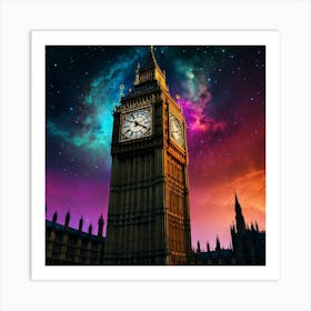 Default Closeup Of A Big Ben Clockthe Giant Bell Inside The Bi 2 Art Print