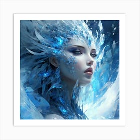 Ice Angel 1 Art Print