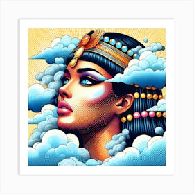 Cleopatra Portrait Artwork 129 Art Print