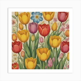 Tulips 7 Art Print