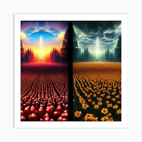 Heaven And Hell2 Art Print