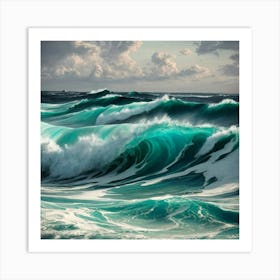 Ocean Waves Art Print