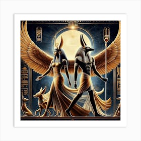 Egyptian Gods  Art Print