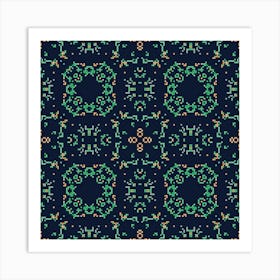 Abstract geometric pattern 3 Art Print