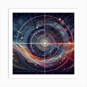 if the universe was one-dimensional 2 Art Print