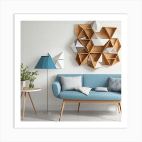 Modern Living Room 1 Art Print