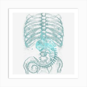 Alien Radiography, X Ray Art Print