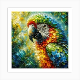 Parrot of Amazon parrot 2 Art Print