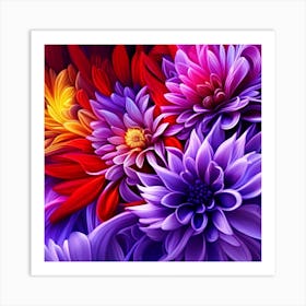 Flowerart7 Art Print