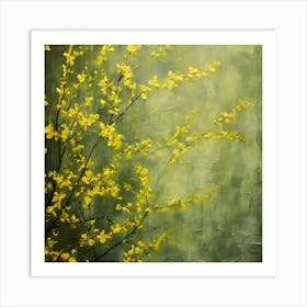 Forsythia 2 Art Print