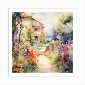 Brushstrokes of Romantic Elegance Art Print