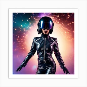 Futuristic Woman 14 Art Print