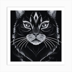 Black Cat 1 Art Print