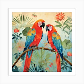 Bird In Nature Macaw 1 Art Print