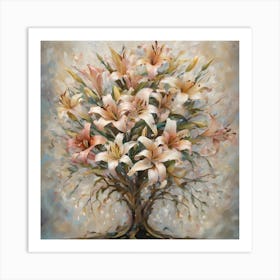 Lily Tree Art Print