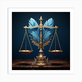 Scales Of Justice 2 Art Print