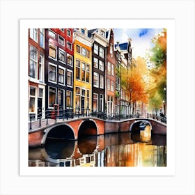 Amsterdam Canal 20 Art Print
