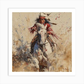 Indian Warrior Art Print