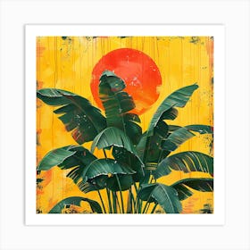 Banana Leaves Art Print