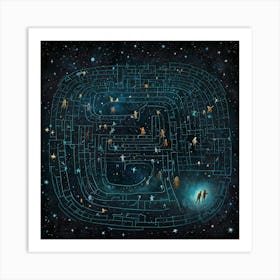 Labyrinth 14 Art Print