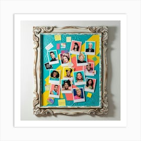 Framed Photo Collage Art Print