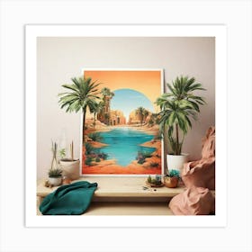 Desert Landscape Art Print