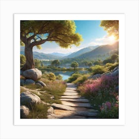 Path To The Forest Art Print