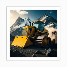 Buldozer Mountain (1) Art Print