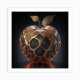 The glass apple an intricate design that adds to its exquisite appeal. 14 Art Print