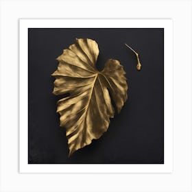 A Single Golden Art Print