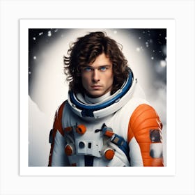 Man In Spacesuit Art Print