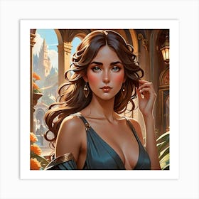 Lady Bombastic Art Print