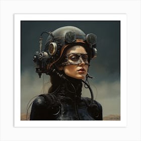 Steampunk Girl 18 Art Print