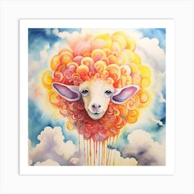 Sheep In The Sky Art Print