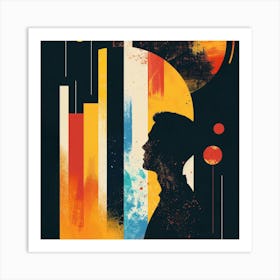 Man In Space 3 Art Print