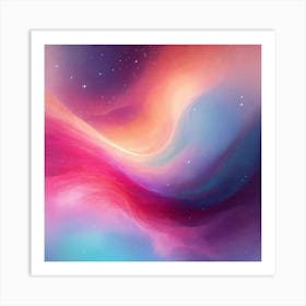 Aurora Galaxy Art Print
