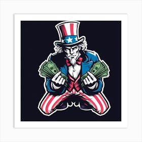 Uncle Sam 8 Art Print