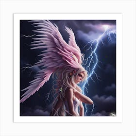 Angel Of The Storm Art Print