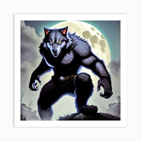Werewolf 7 Art Print