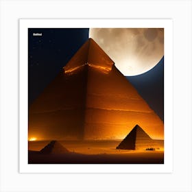 A monument to the sky Art Print