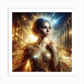 Beautiful woman 8 Art Print