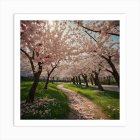 Cherry Blossoms Art Print